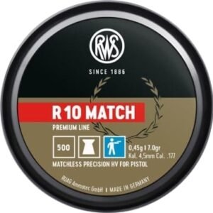RWS R10 Match 177cal Ø4.49mm 7.0gr 500 Pack