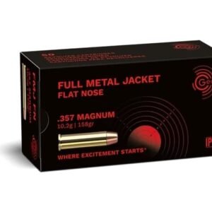 GECO 357 Mag 158gr Flat Nose FMJ 50 Pack