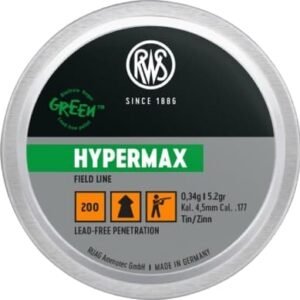 RWS Hypermax Lead-Free 177cal 5.2gr 200 Pack