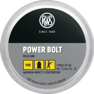 RWS Power Bolt 22cal 24.7gr Blister 100 Pack