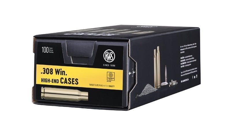 RWS Unprimed Brass 308 Win 100 Pack