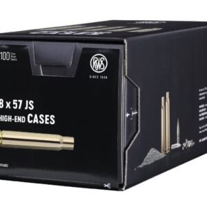 RWS Unprimed Brass 8×57 JS 100 Pack