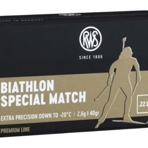 RWS 22LR Biathlon Special Match 40gr LRN 50 Pack