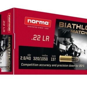 NORMA 22LR Biathlon Match-22 40gr LRN 50 Pack
